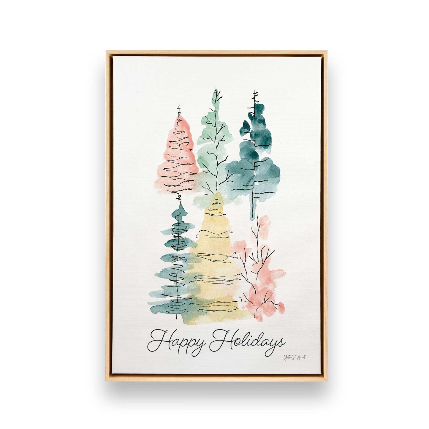 [Color:American Maple], Picture of art in a American Maple frame