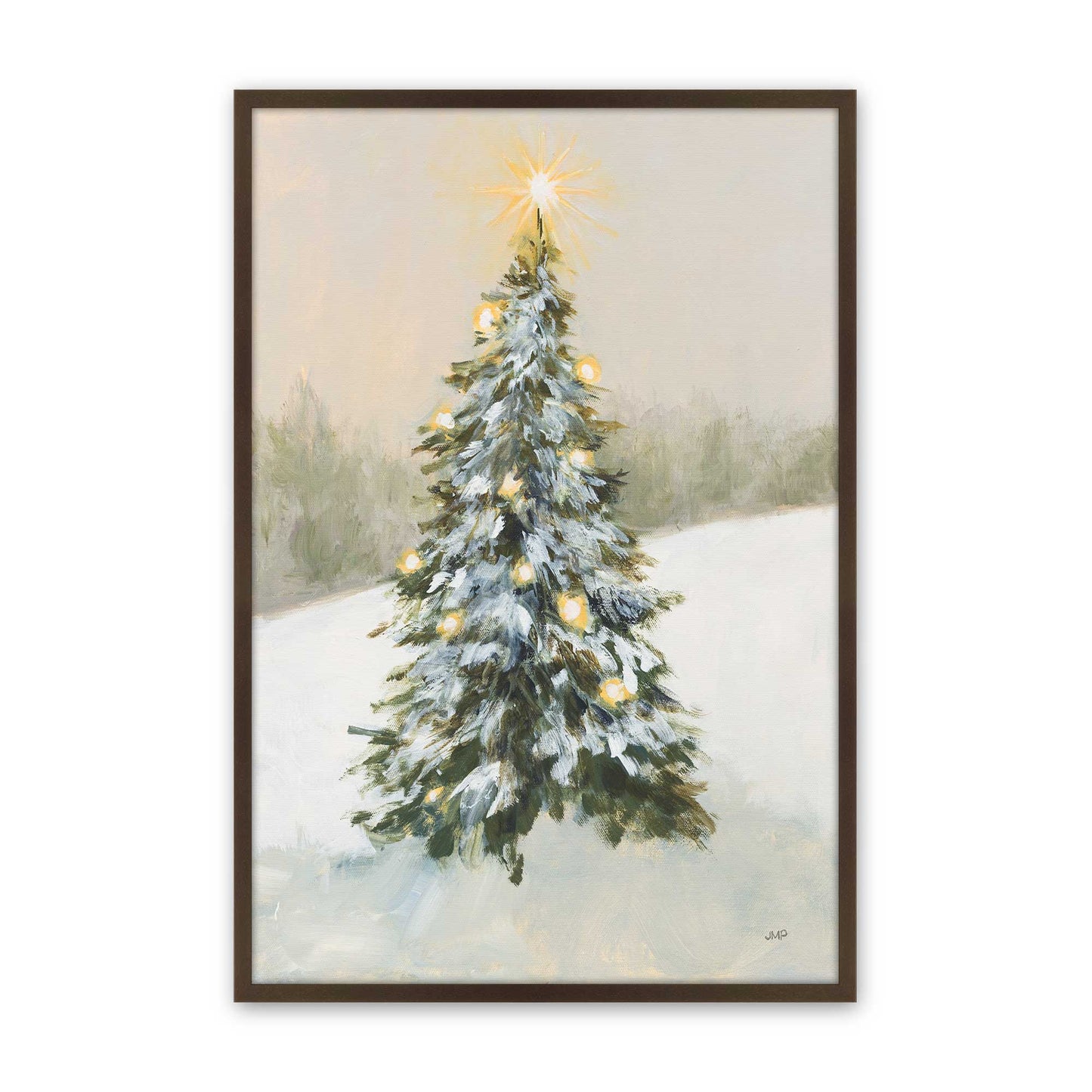 [Color:Belvinder Brown], Picture of art in a Belvinder Brown frame