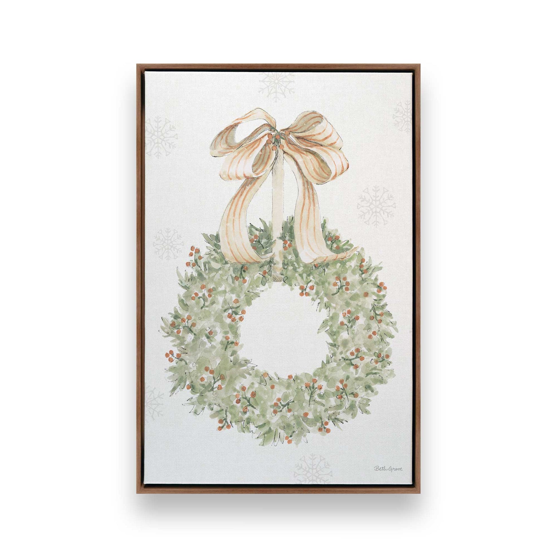 [Color:Walnut], Picture of art in a Walnut frame