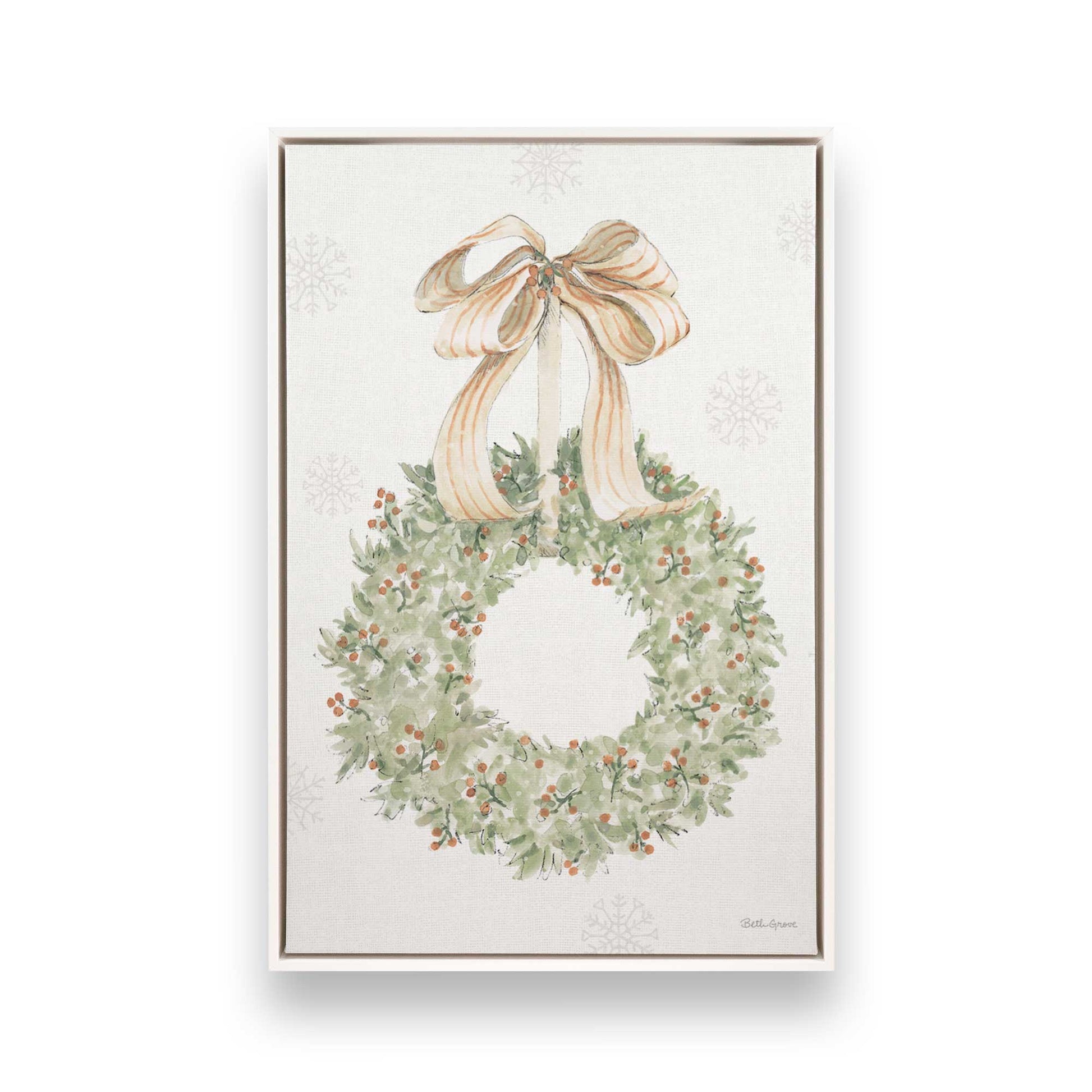 [Color:Opaque White], Picture of art in a White frame