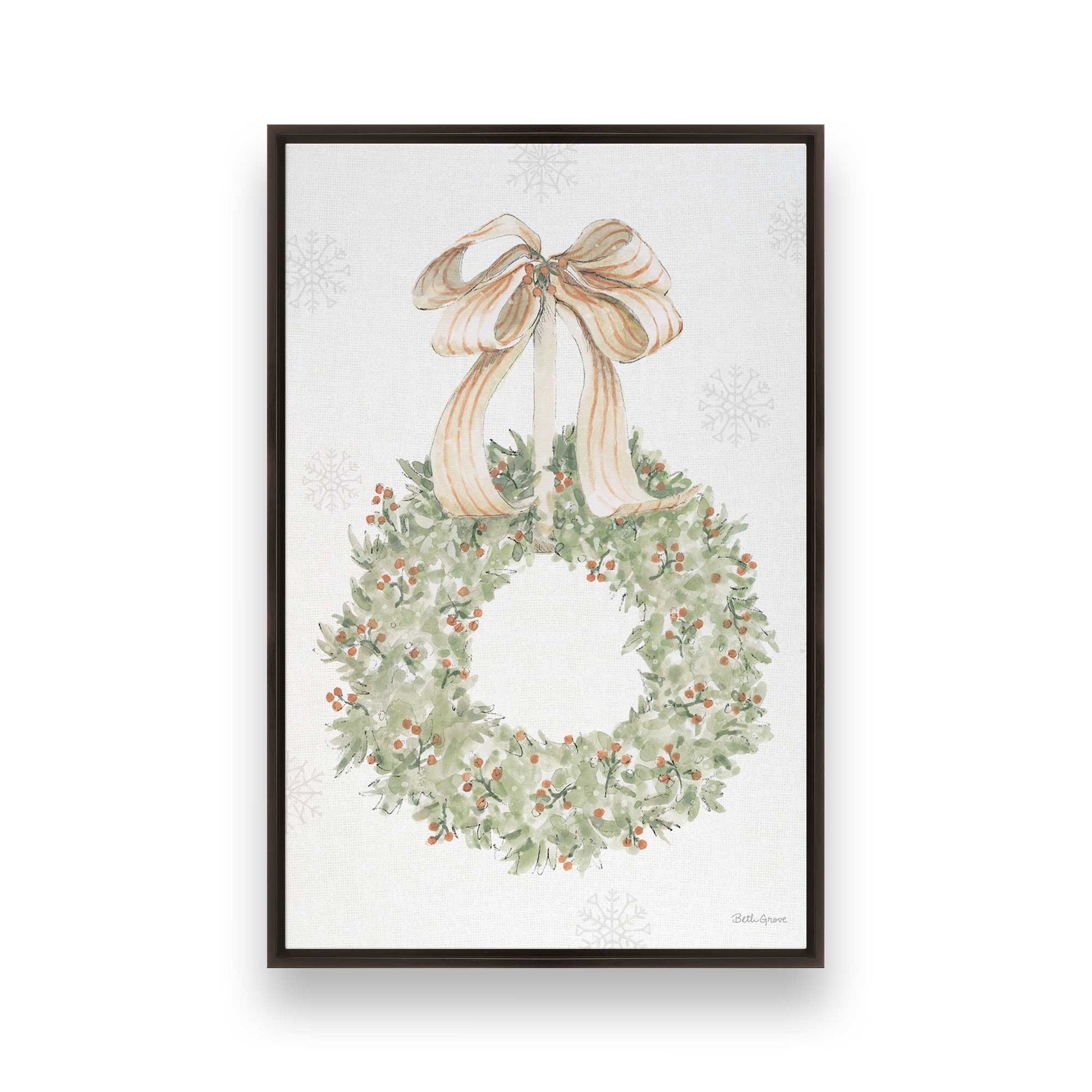 [Color:Espresso], Picture of art in a Espresso frame