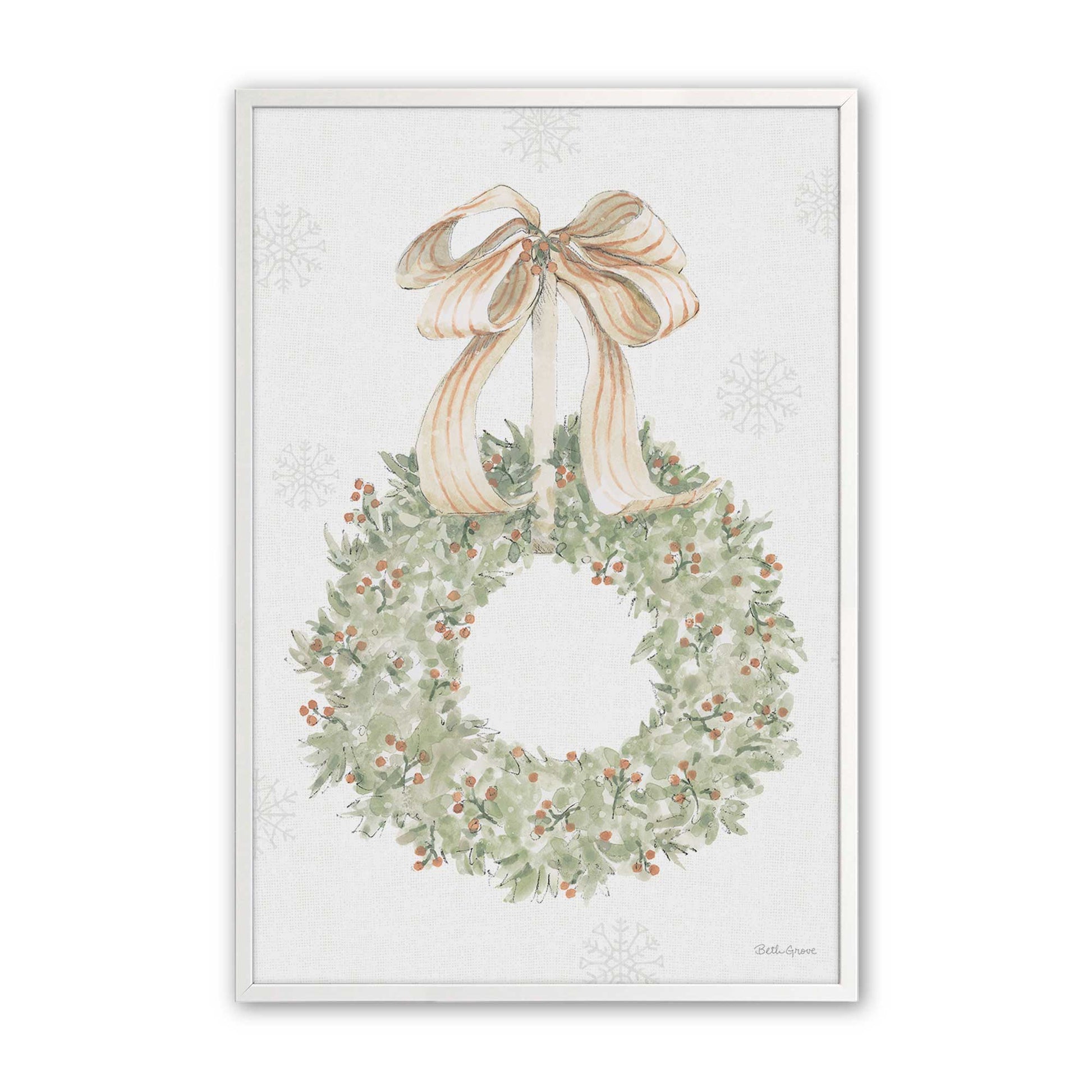 [Color:Opaque White], Picture of art in a Opaque White frame