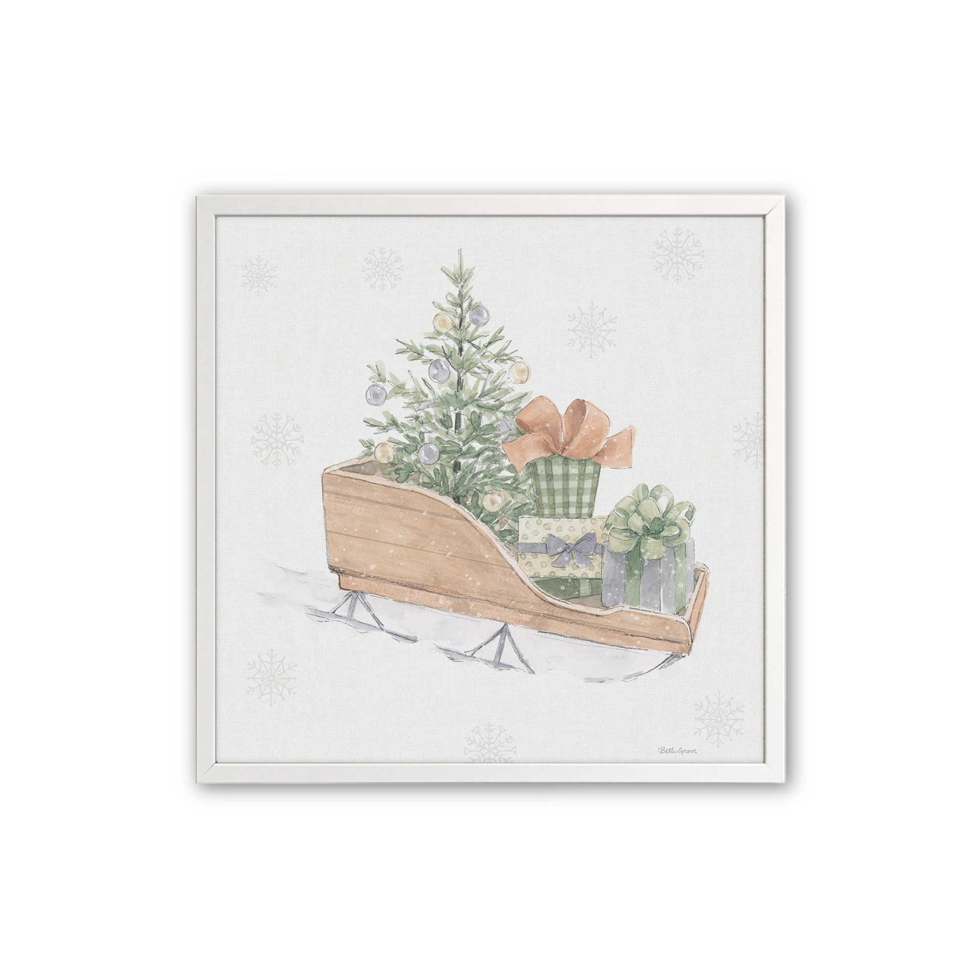 [Color:Opaque White], Picture of art in a Opaque White frame