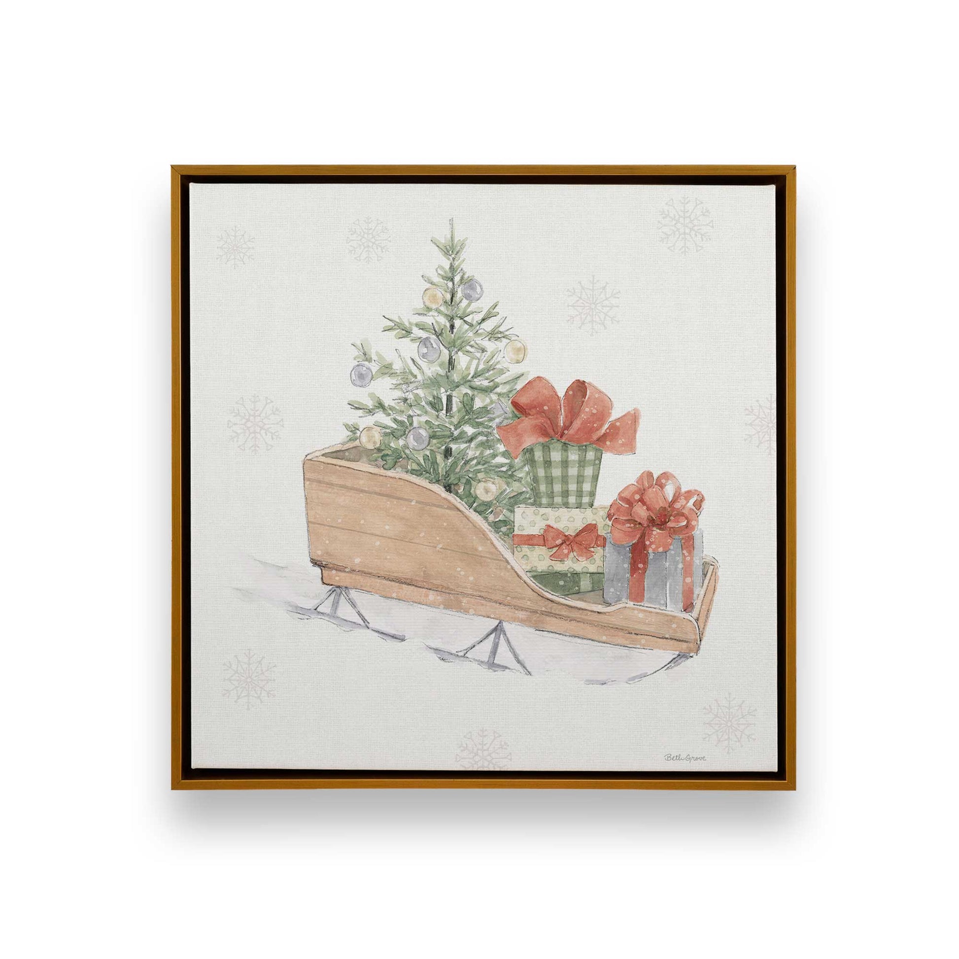 [Color:Polished Gold], Picture of art in a Polished Gold frame