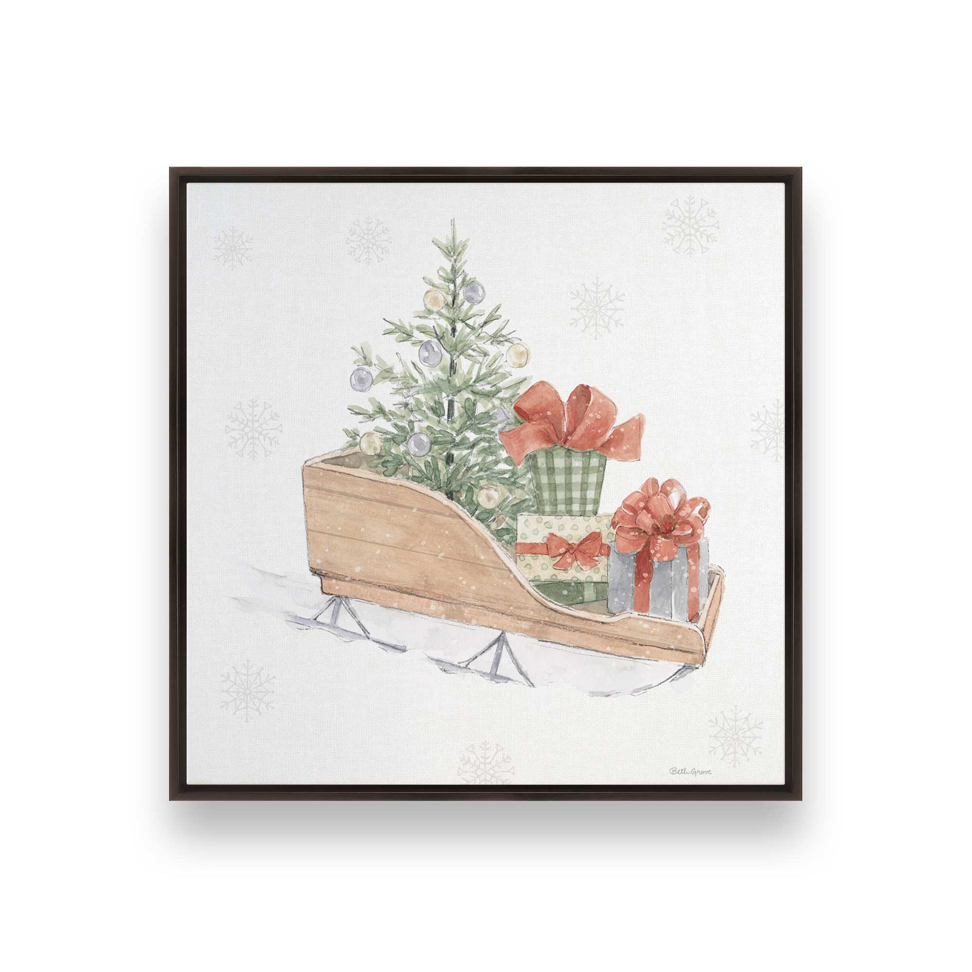 [Color:Espresso], Picture of art in a Espresso frame