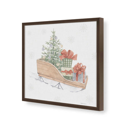 [Color:Espresso], Picture of art in a Espresso frame of the corner