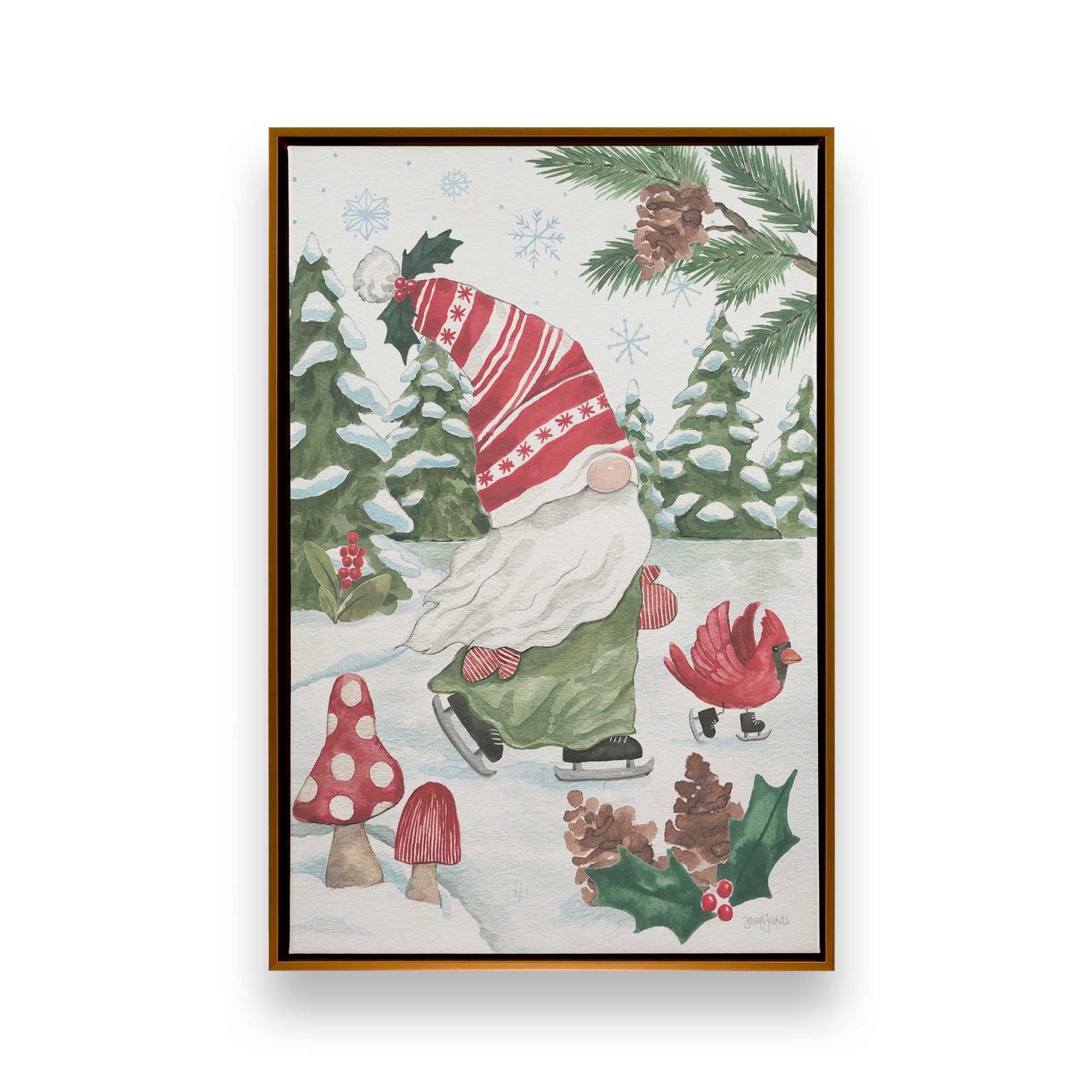 [Color:Polished Gold], Picture of art in a Polished Gold frame