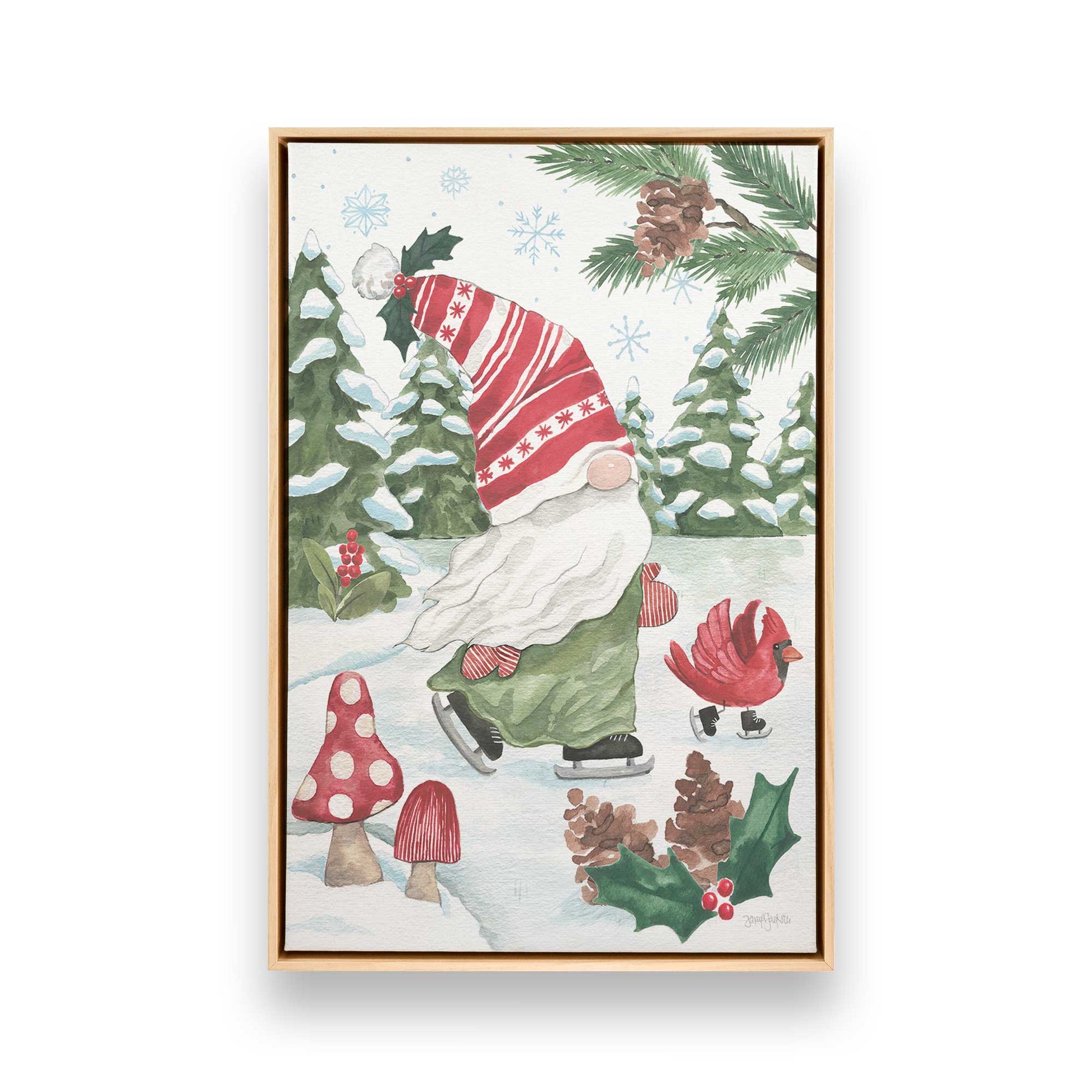 [Color:American Maple], Picture of art in a American Maple frame