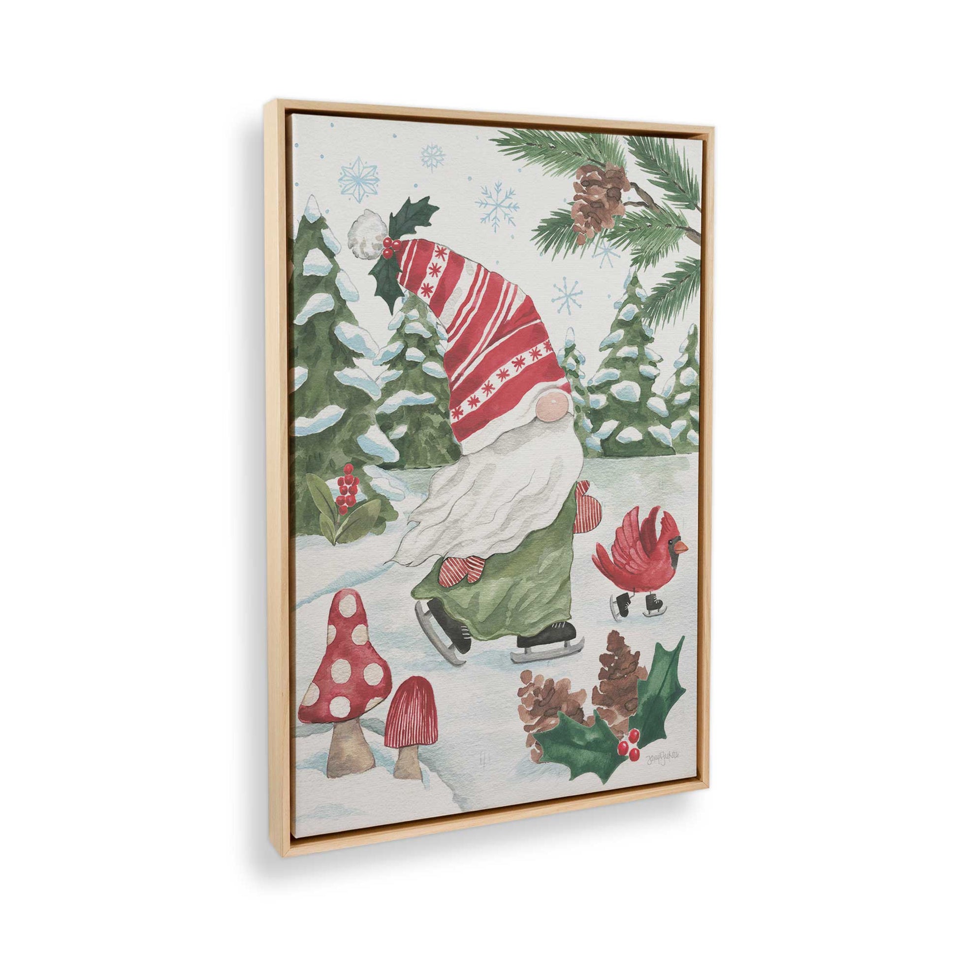 [Color:American Maple], Picture of the corner of the art