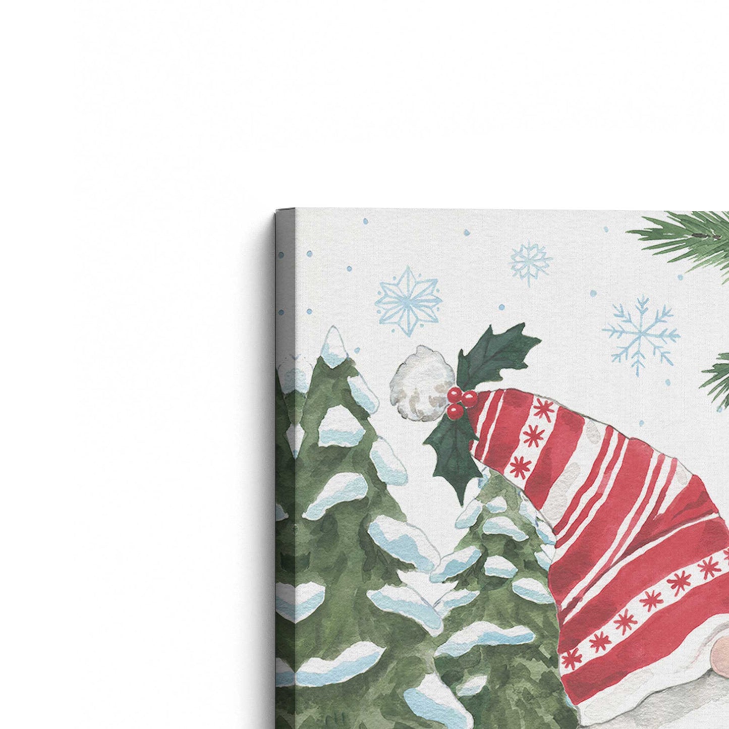 [Color:Stretched Canvas], Picture of the corner of the art