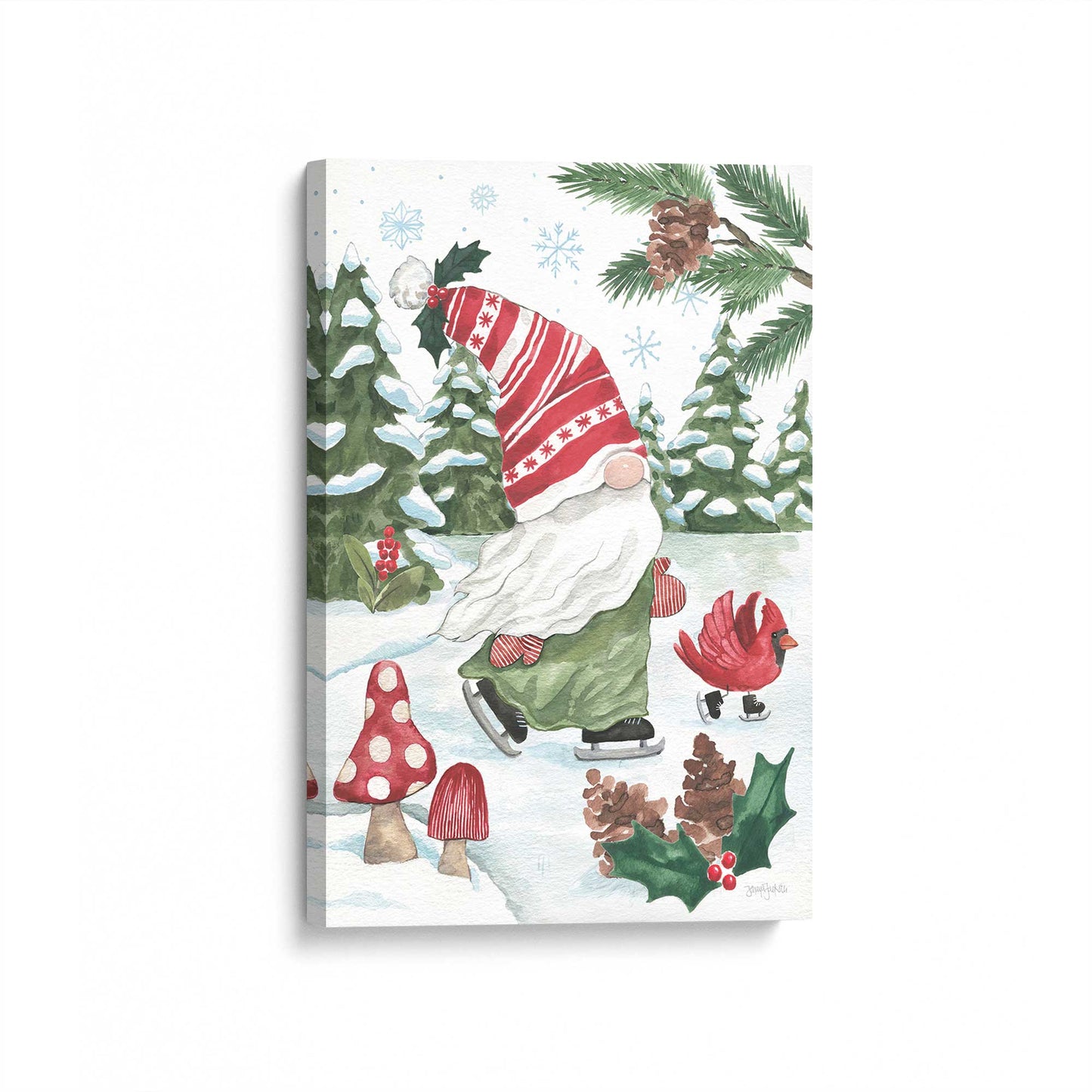 [Color:Stretched Canvas], Picture of art at an angle