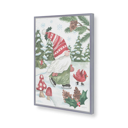 [Color:Polished Chrome], Picture of art in a Polished Chrome frame of the corner