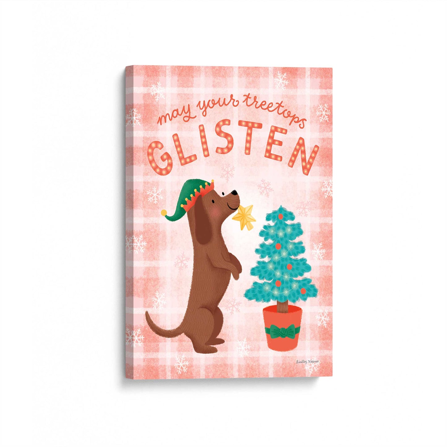 [Color:Stretched Canvas], Picture of art at an angle