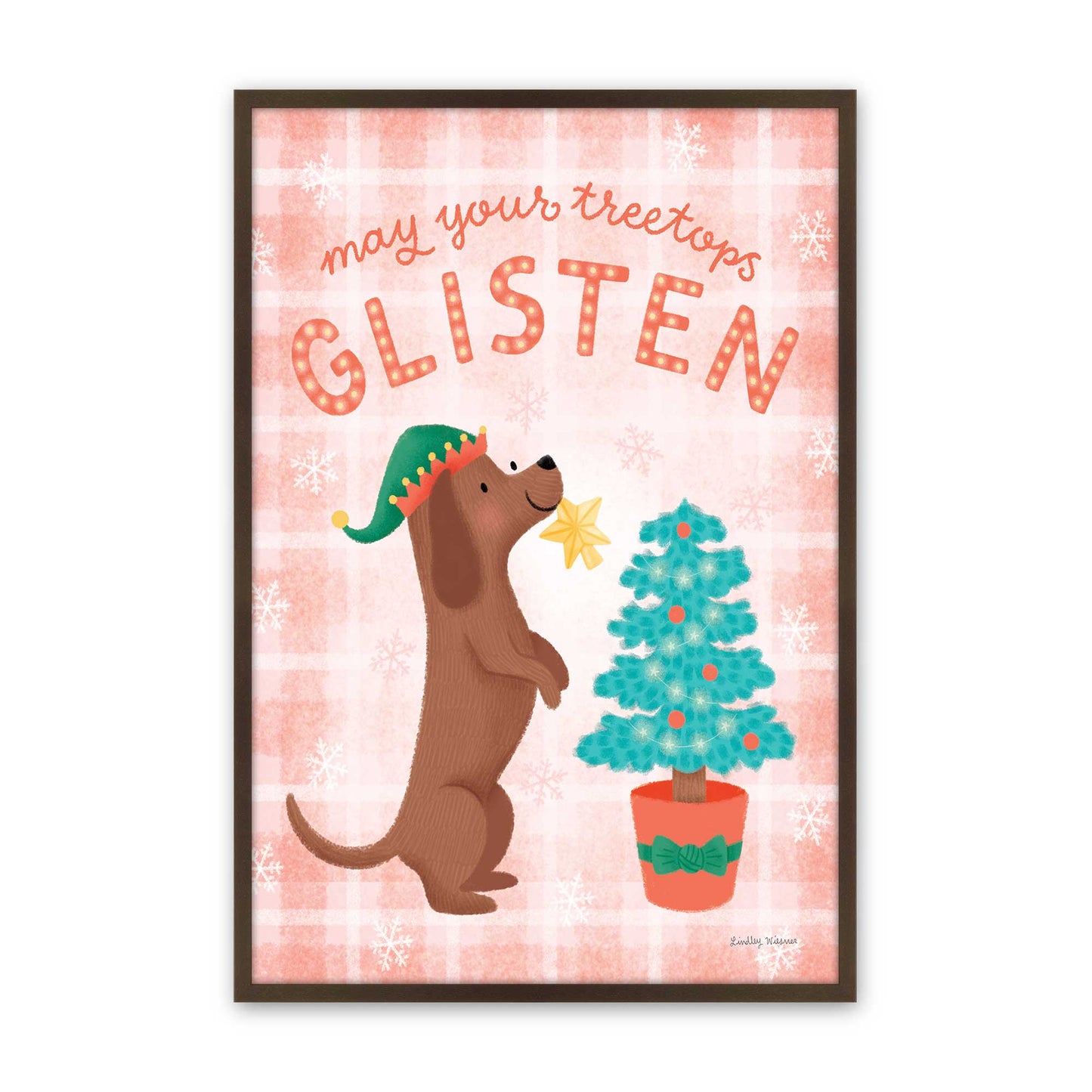 [Color:Belvinder Brown], Picture of art in a Belvinder Brown frame