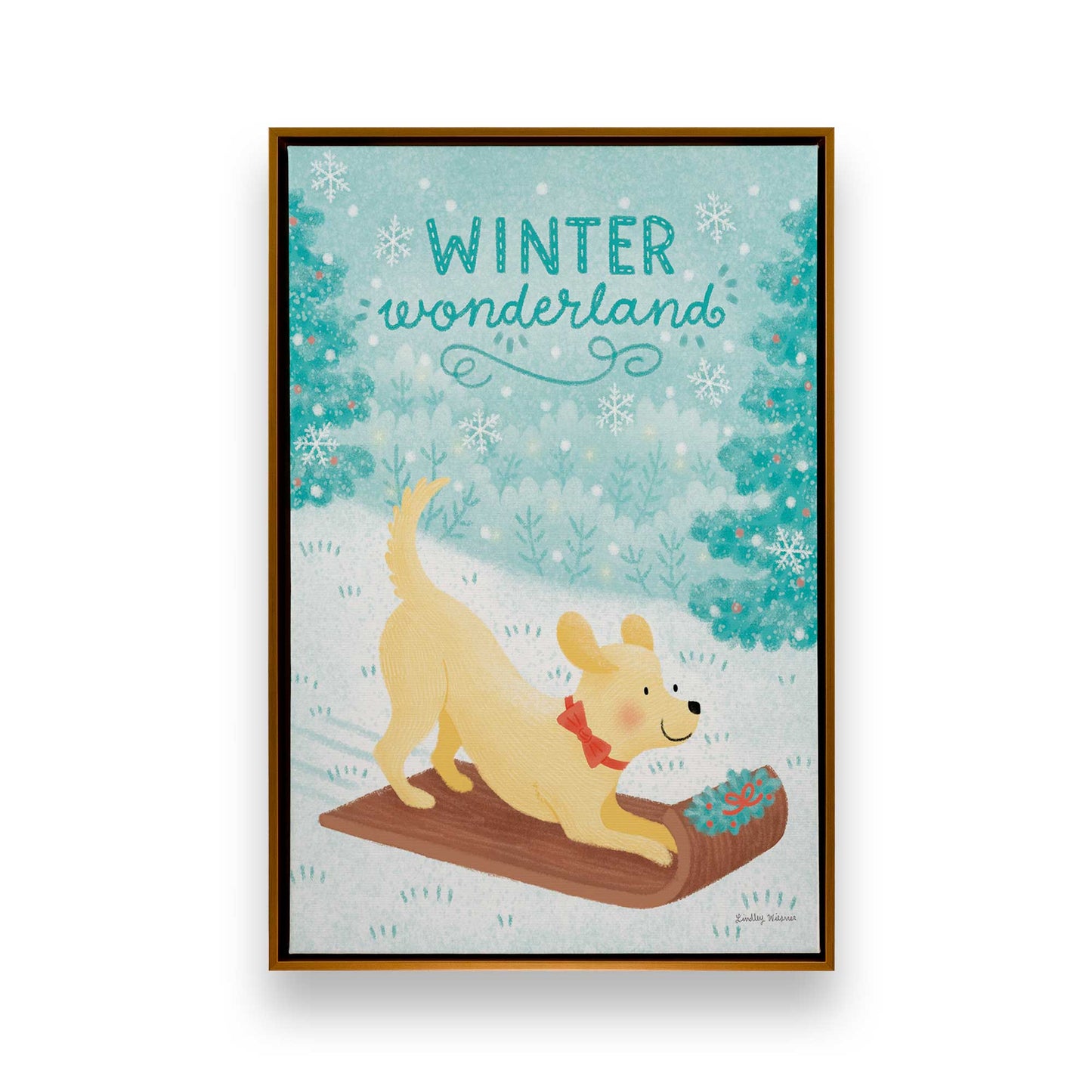 [Color:Polished Gold], Picture of art in a Polished Gold frame