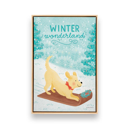 [Color:American Maple], Picture of art in a American Maple frame