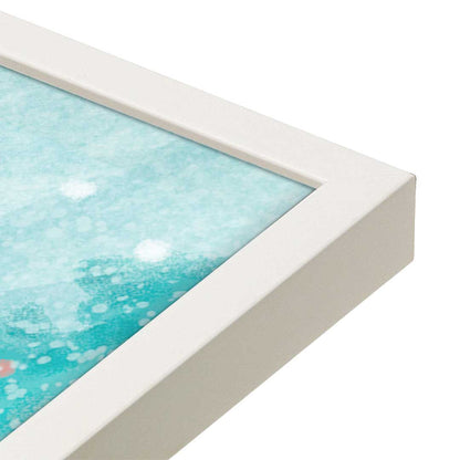 [Color:Opaque White], Picture of art in a Opaque White frame at an angle