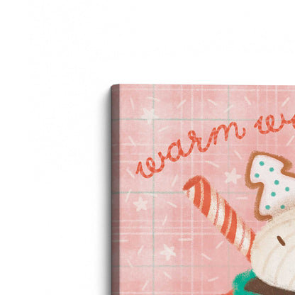 [Color:Stretched Canvas], Picture of the corner of the art