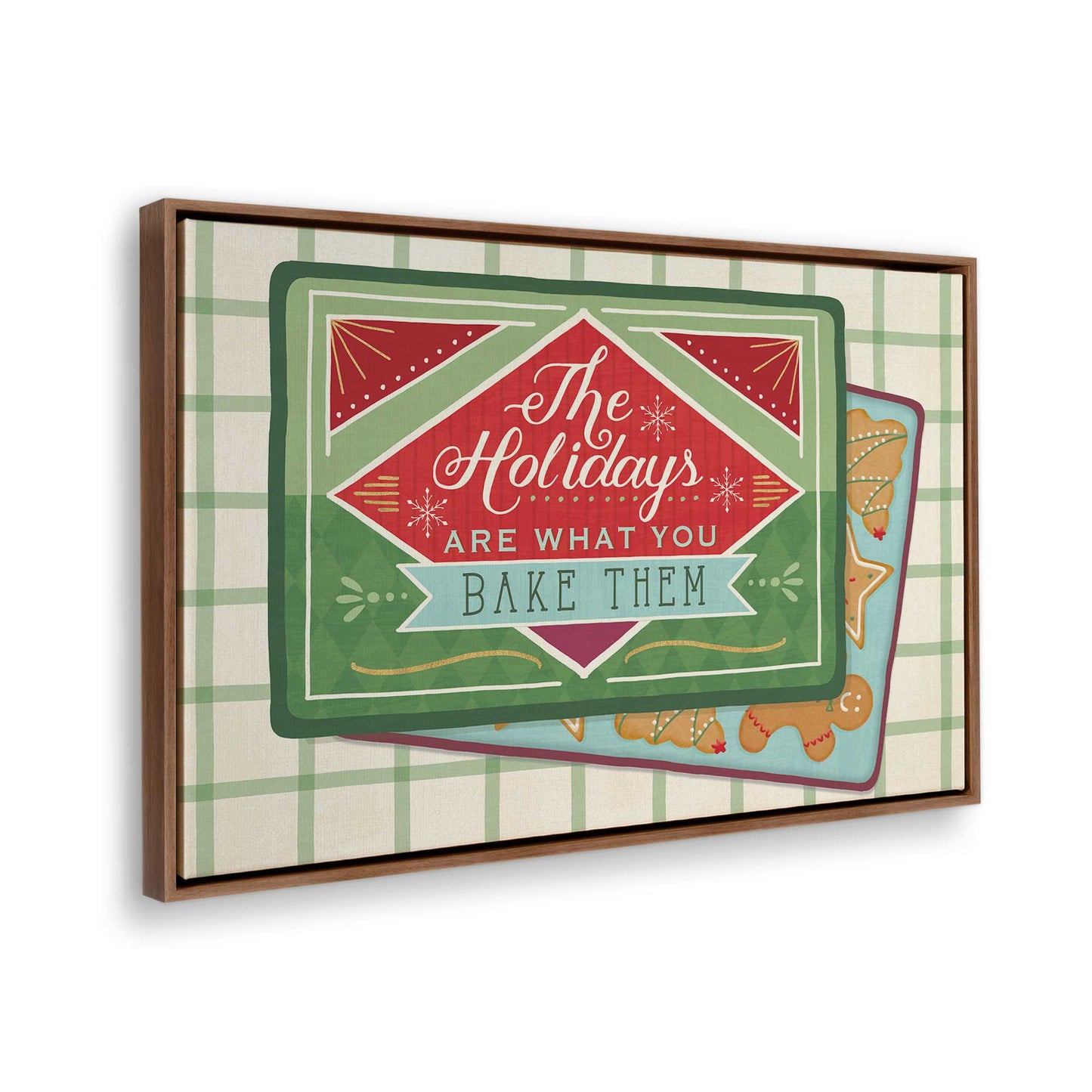 [Color:Walnut], Picture of the corner of the art