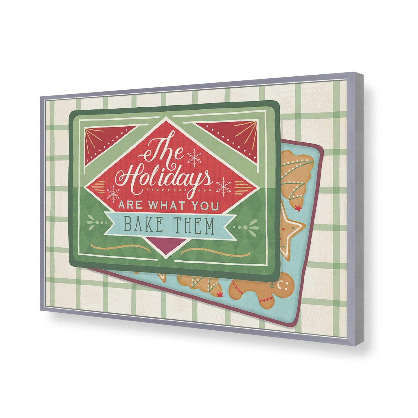 [Color:Polished Chrome], Picture of art in a Polished Chrome frame of the corner