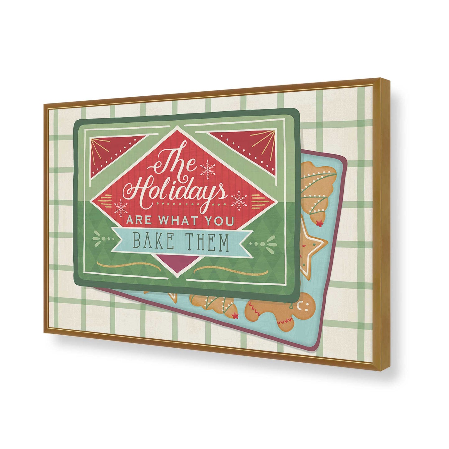 [Color:Polished Gold], Picture of art in a Polished Gold frame of the corner