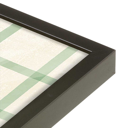 [Color:Satin Black], Picture of art in a Satin Black frame at an angle