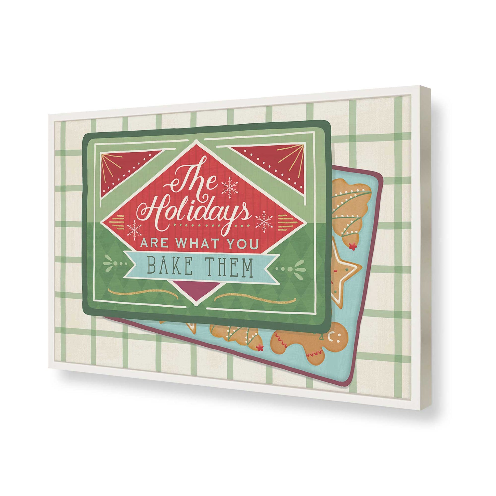 [Color:Opaque White], Picture of art in a Opaque White frame of the corner