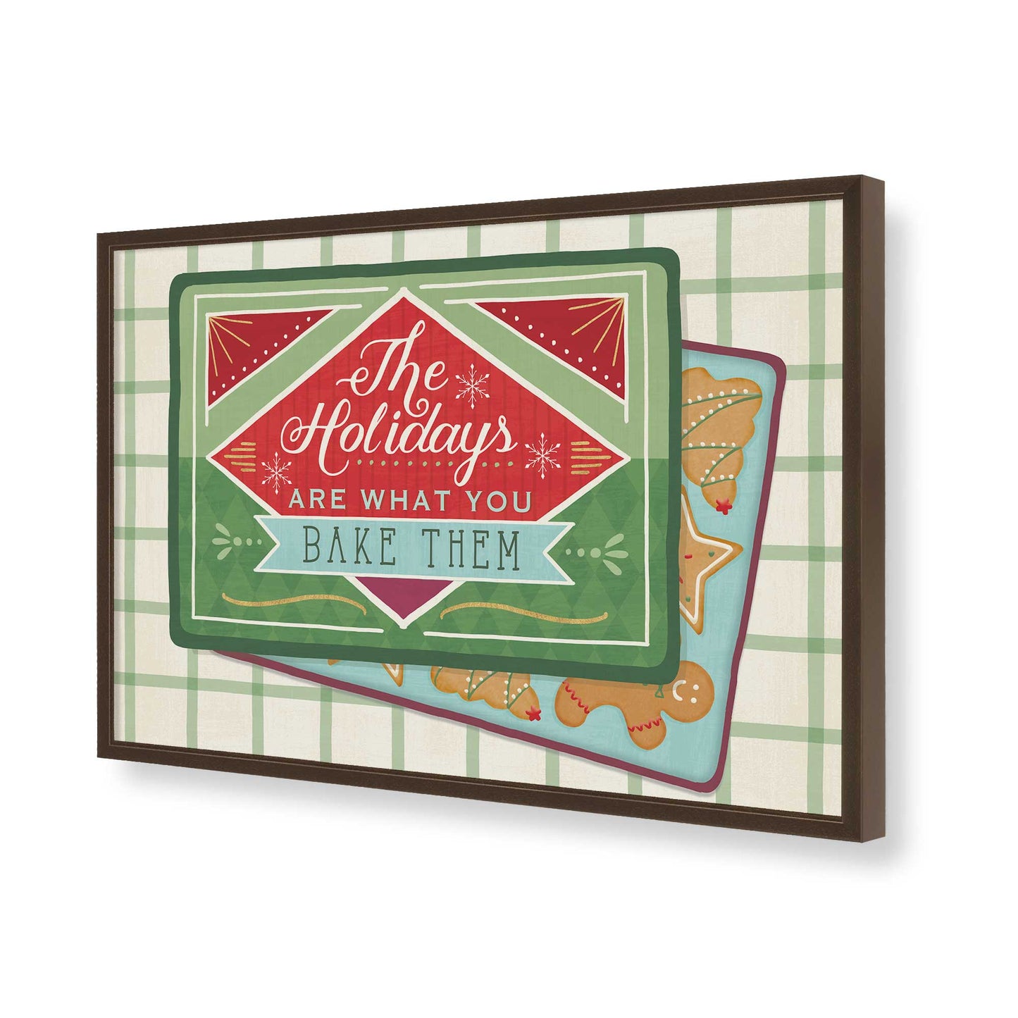 [Color:Belvinder Brown], Picture of art in a Belvinder Brown frame of the corner