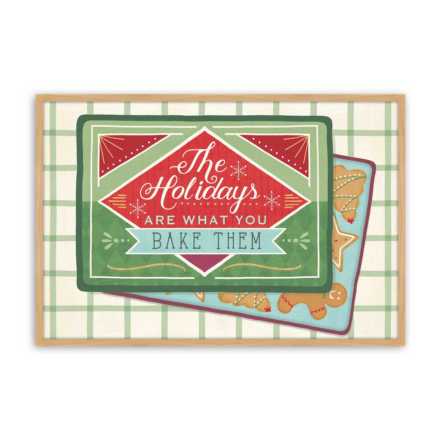 [Color:American Maple], Picture of art in a American Maple frame