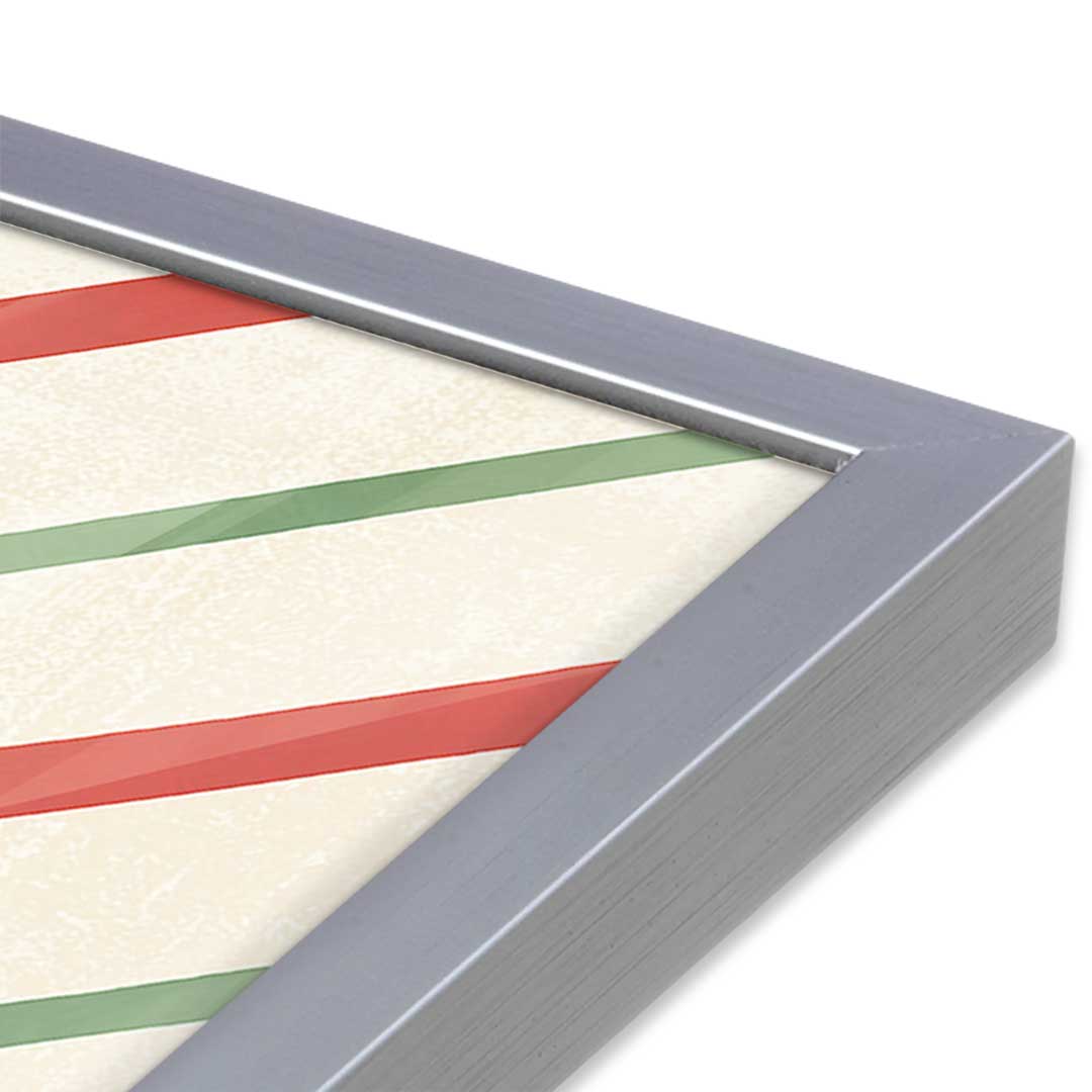 [Color:Polished Chrome], Picture of art in a Polished Chrome frame at an angle