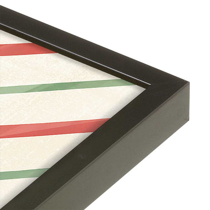 [Color:Satin Black], Picture of art in a Satin Black frame at an angle