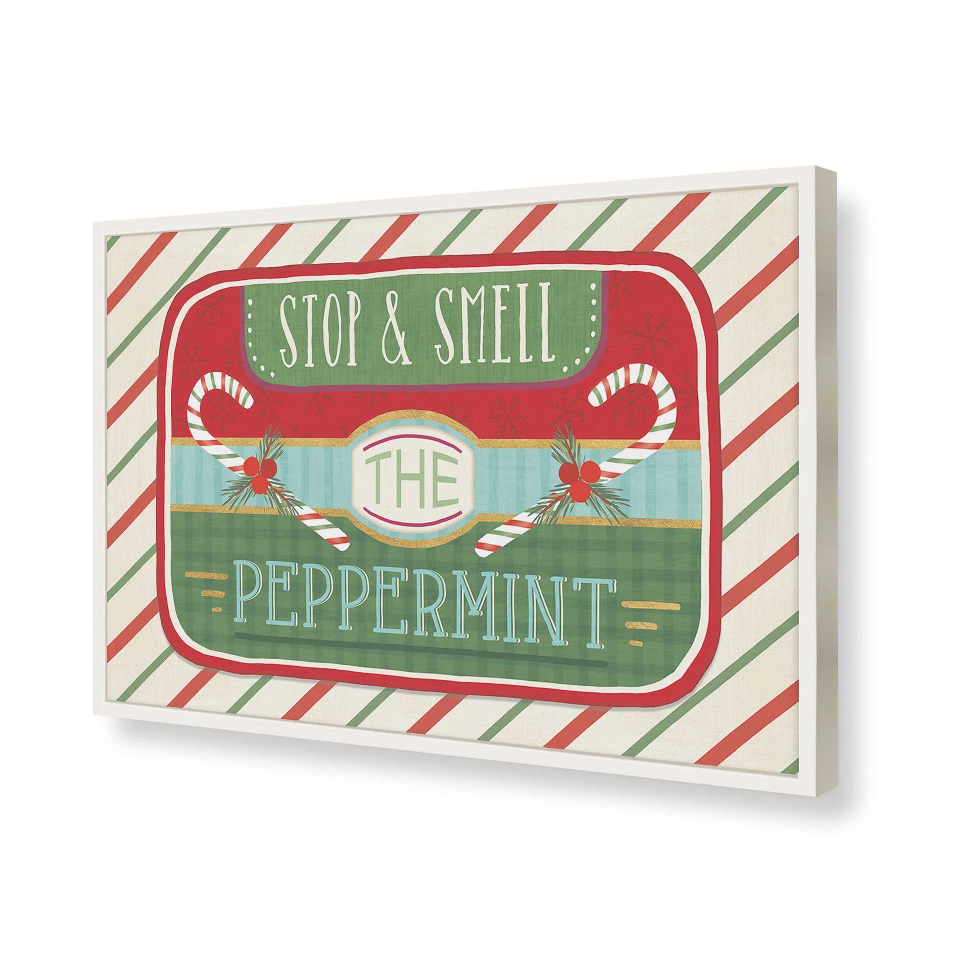 [Color:Opaque White], Picture of art in a Opaque White frame of the corner