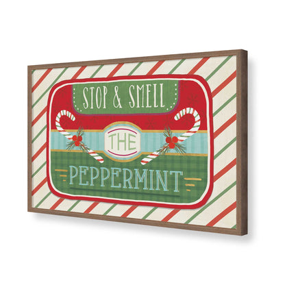 [Color:Walnut], Picture of art in a Walnut frame of the corner