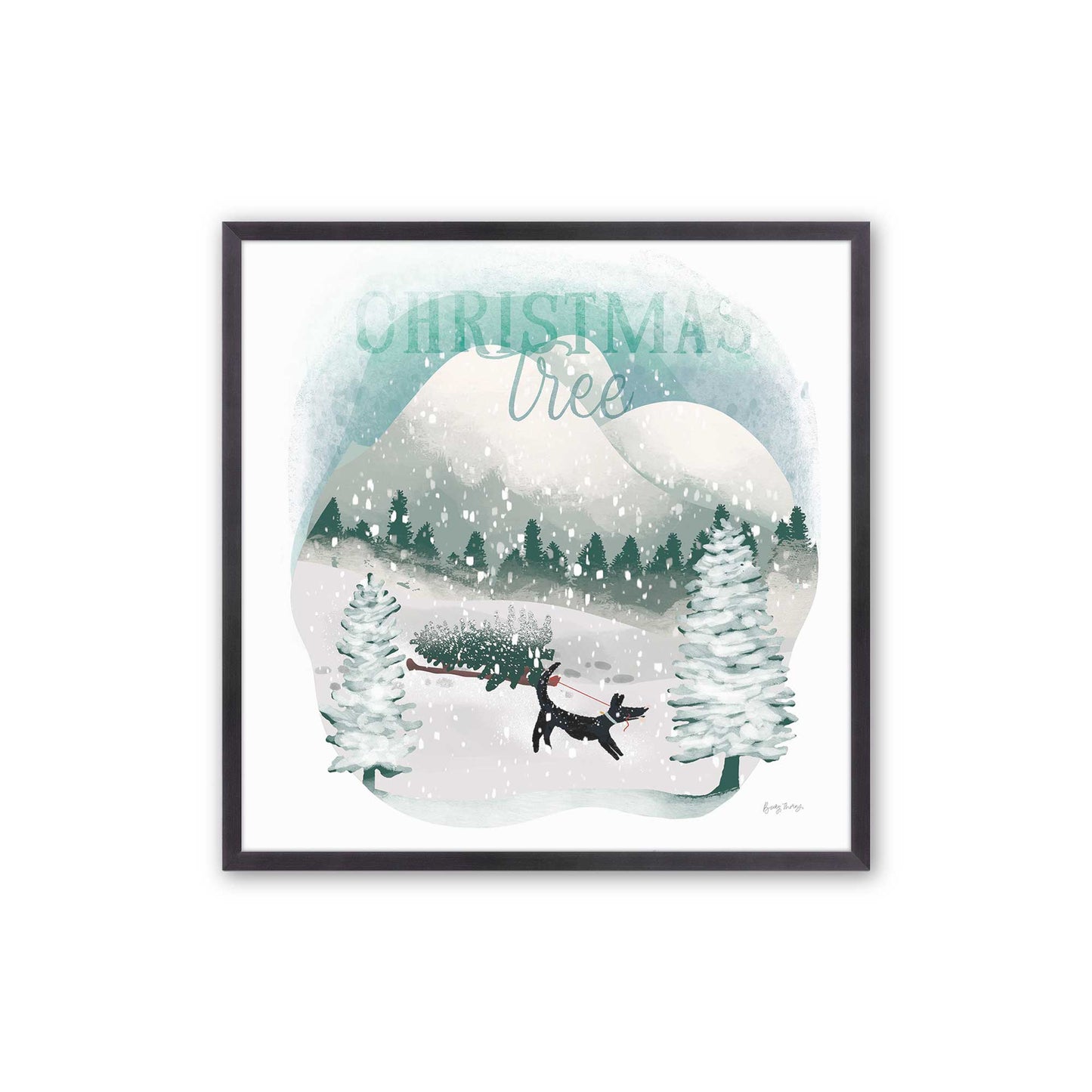 [Color:Weathered Zinc], Picture of art in a Weathered Zinc frame