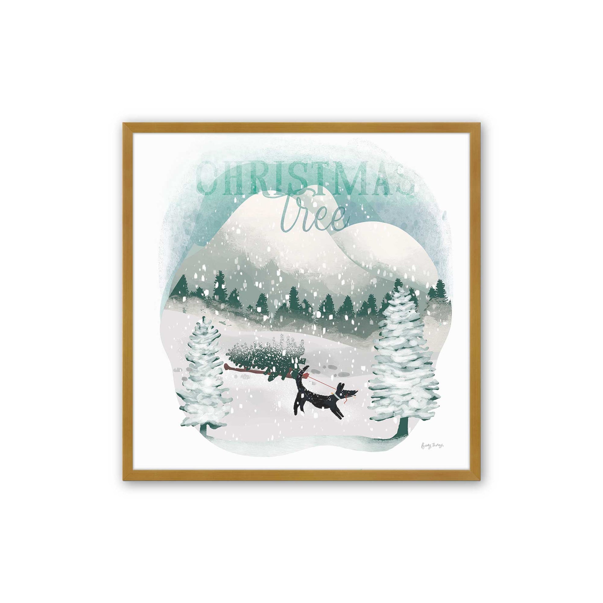 [Color:Polished Gold], Picture of art in a Polished Gold frame