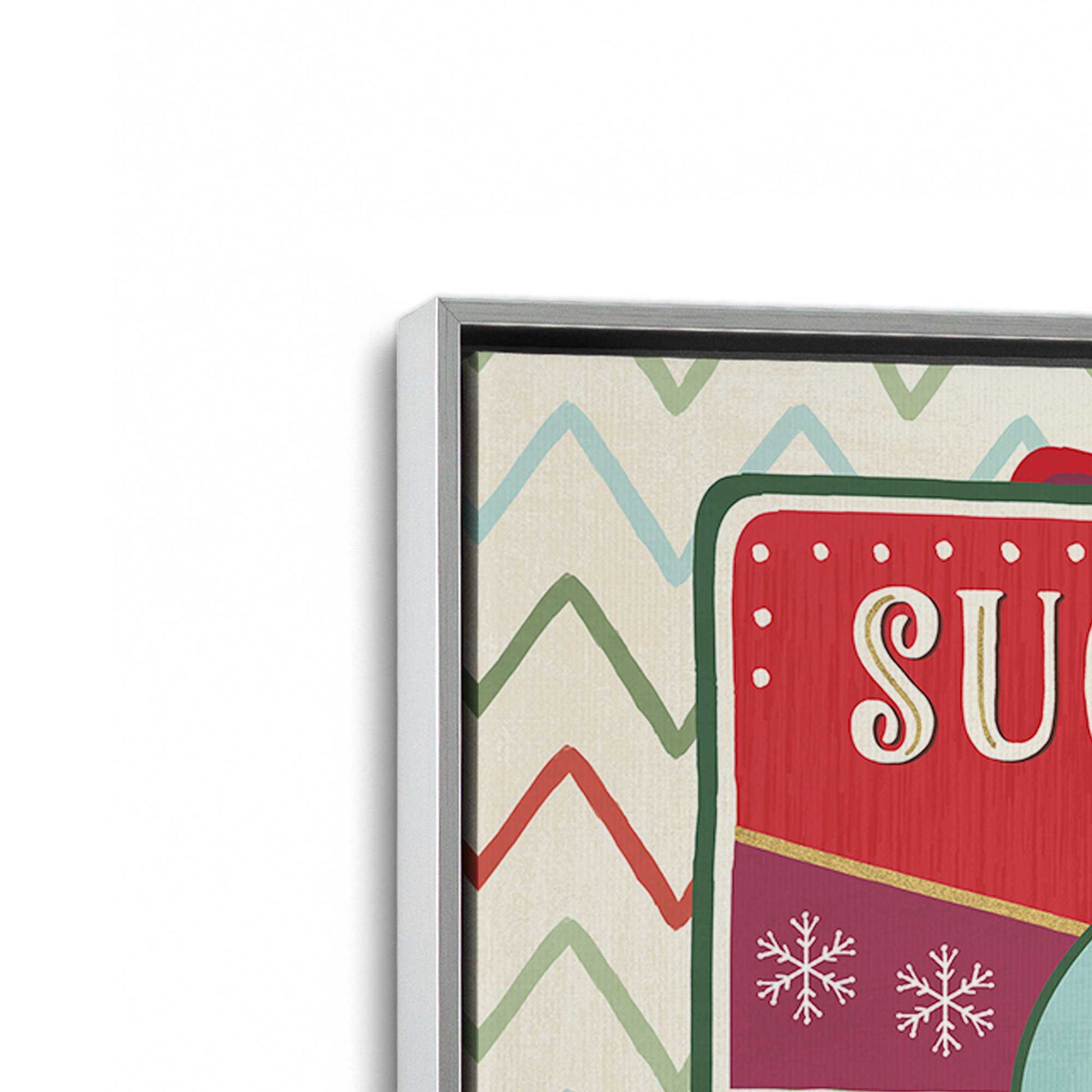 [Color:Polished Chrome], Picture of art in a Polished Chrome frame at an angle