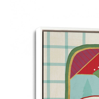 [Color:Opaque White], Picture of art in a White frame at an angle