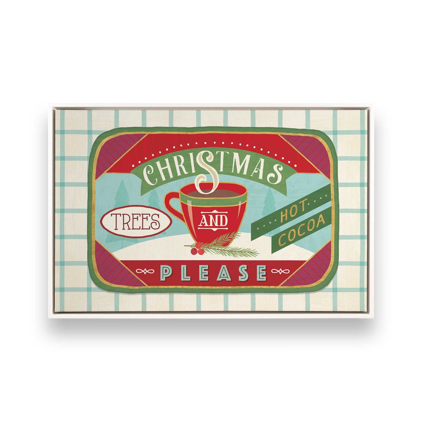 [Color:Opaque White], Picture of art in a White frame