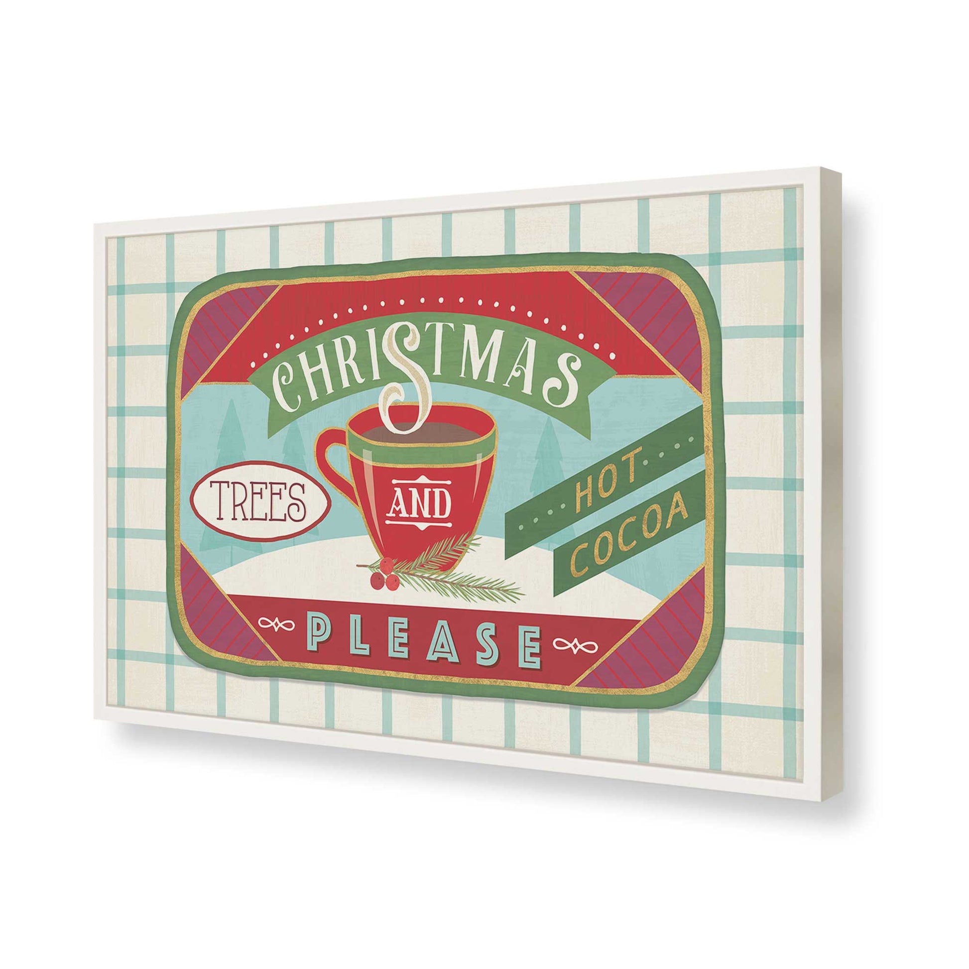 [Color:Opaque White], Picture of art in a Opaque White frame of the corner