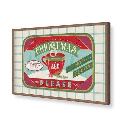 [Color:Walnut], Picture of art in a Walnut frame of the corner