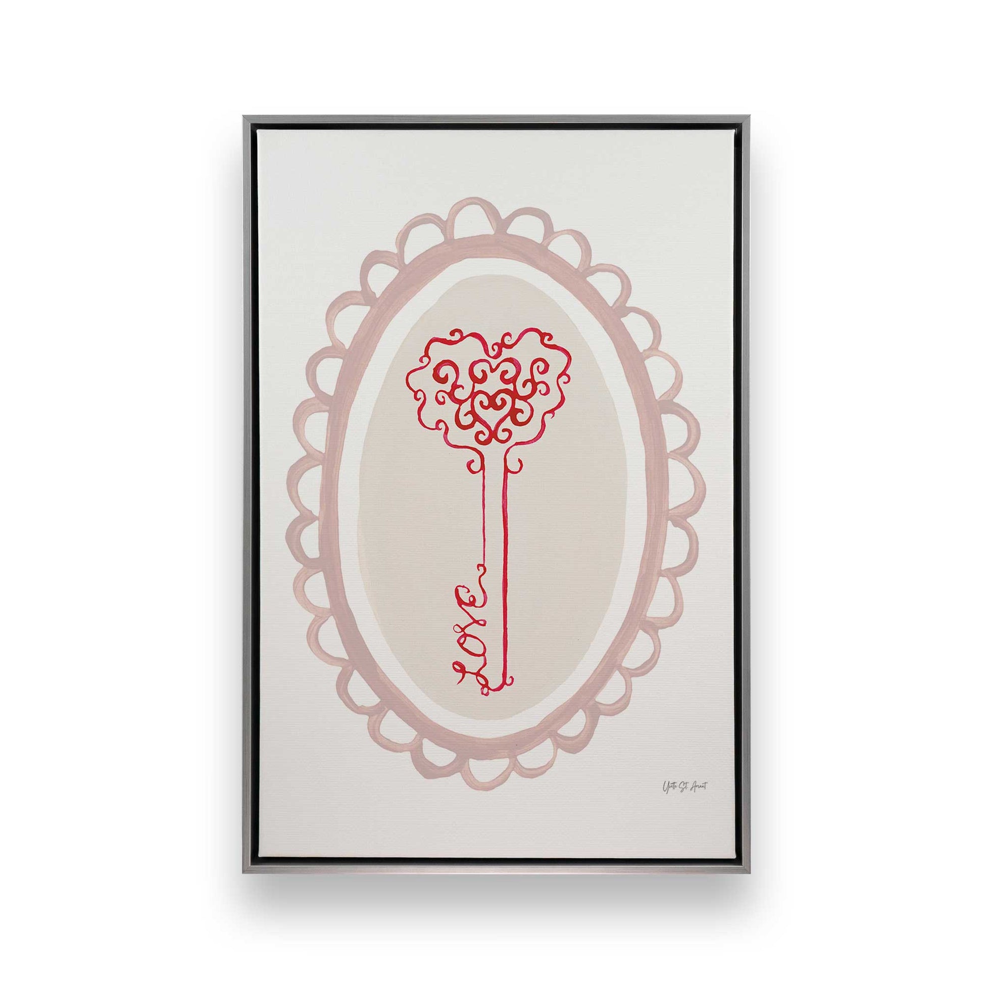 [Color:Polished Chrome], Picture of art in a Polished Chrome frame