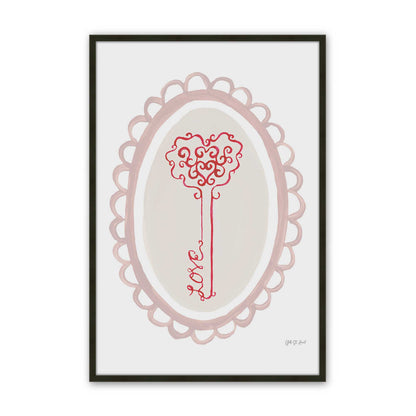 [Color:Satin Black], Picture of art in a Satin Black frame