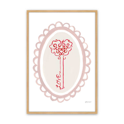 [Color:American Maple], Picture of art in a American Maple frame