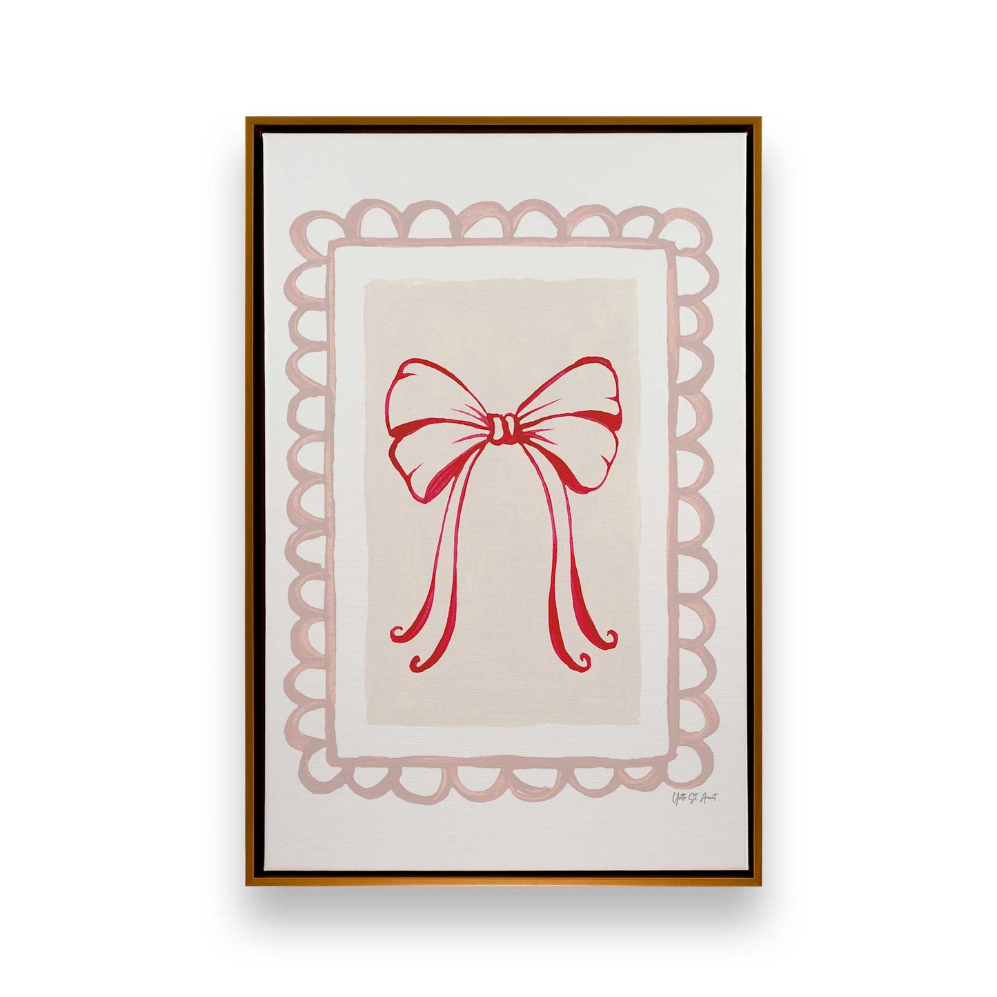 [Color:Polished Gold], Picture of art in a Polished Gold frame