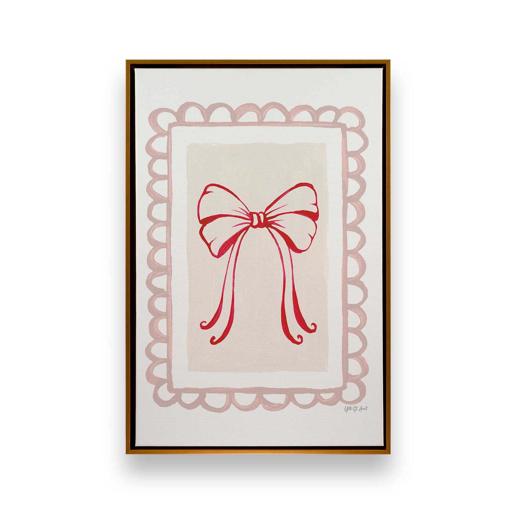 [Color:Polished Gold], Picture of art in a Polished Gold frame