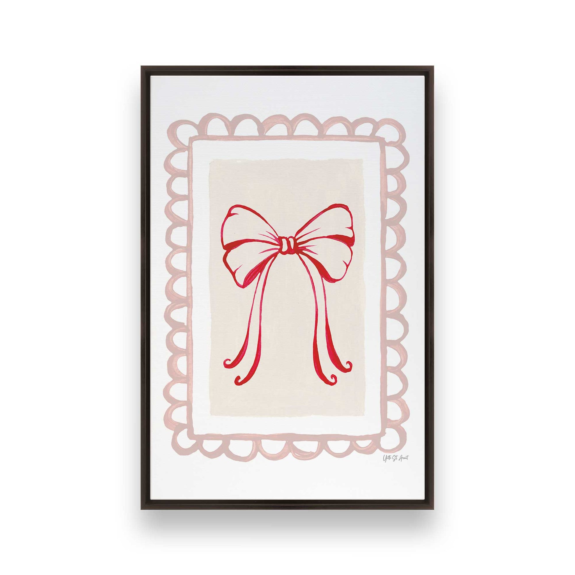 [Color:Espresso], Picture of art in a Espresso frame