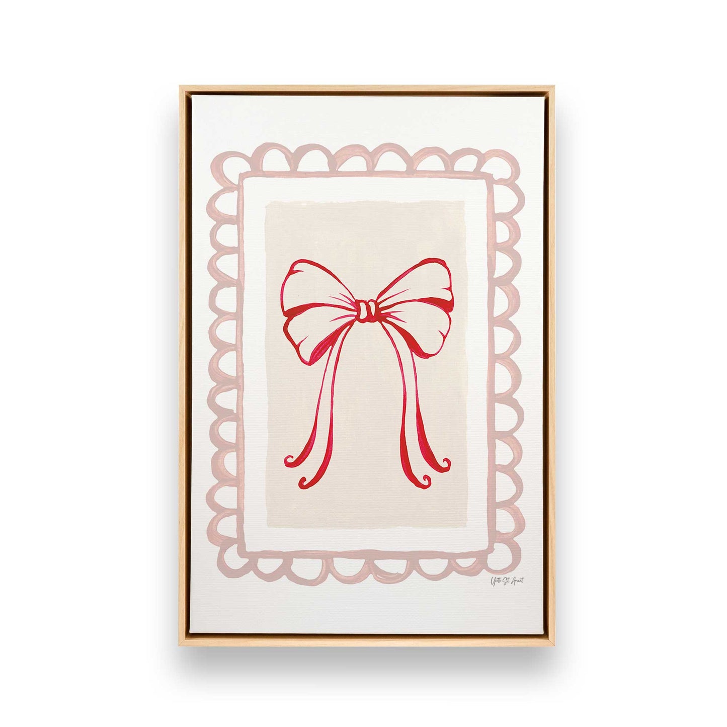 [Color:American Maple], Picture of art in a American Maple frame