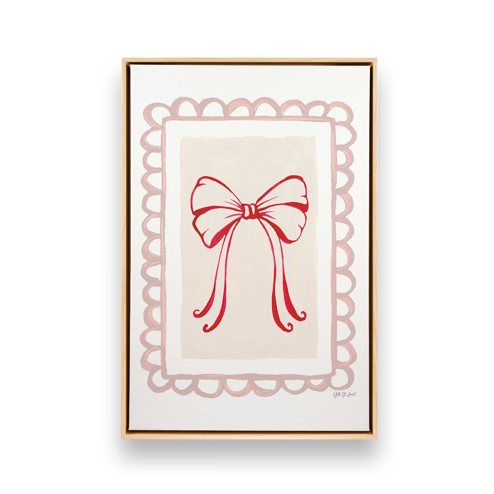 [Color:American Maple], Picture of art in a American Maple frame