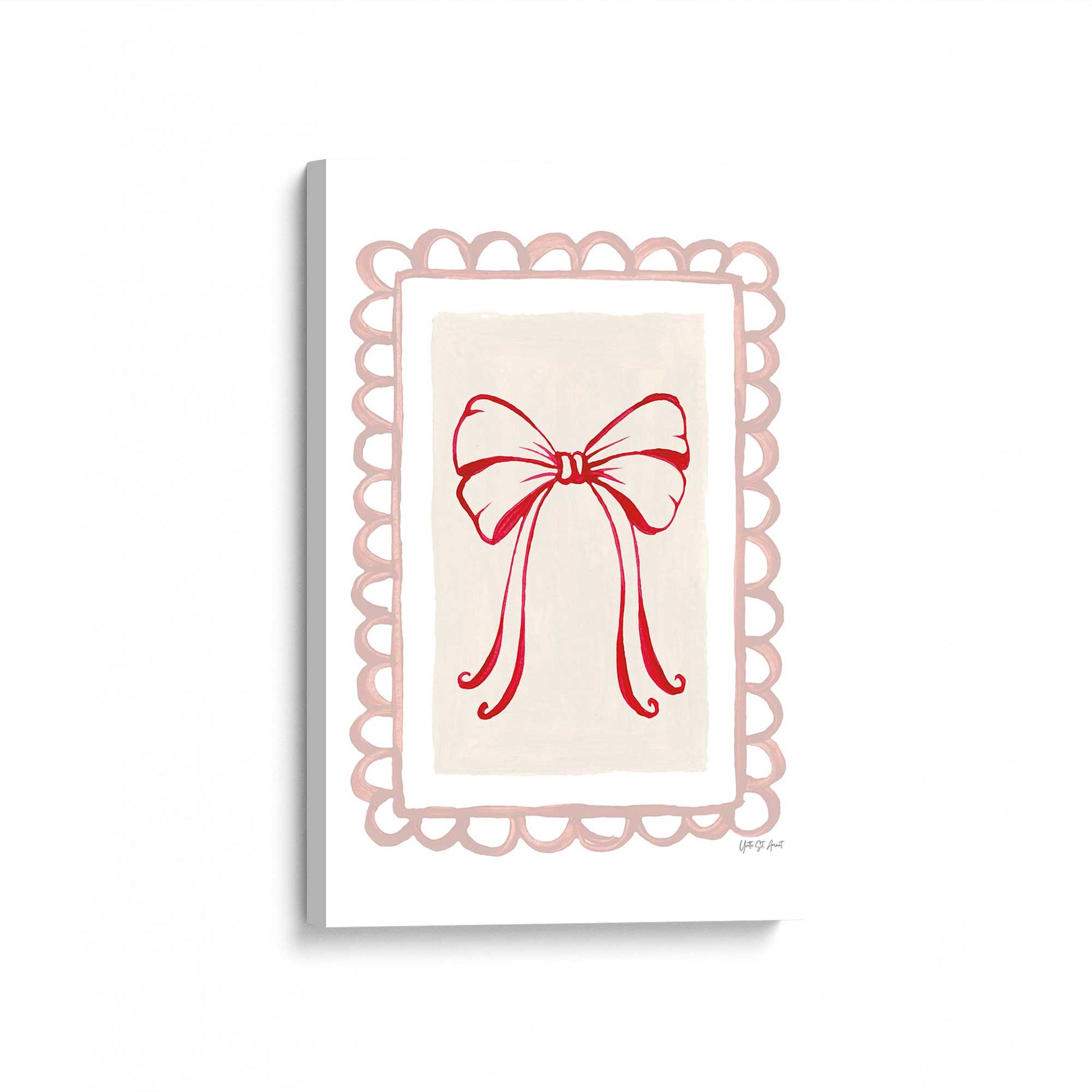 [Color:Stretched Canvas], Picture of art at an angle