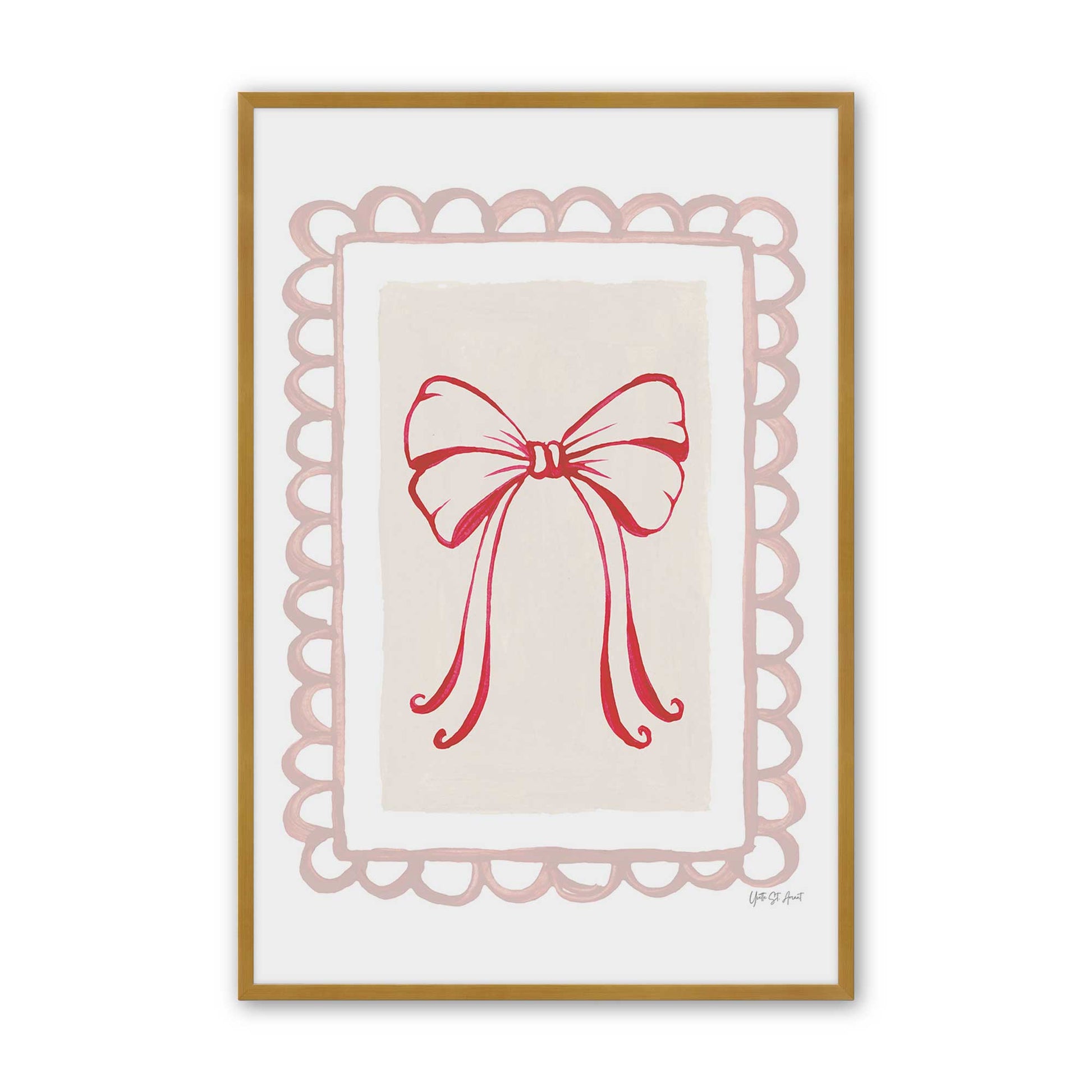 [Color:Polished Gold], Picture of art in a Polished Gold frame